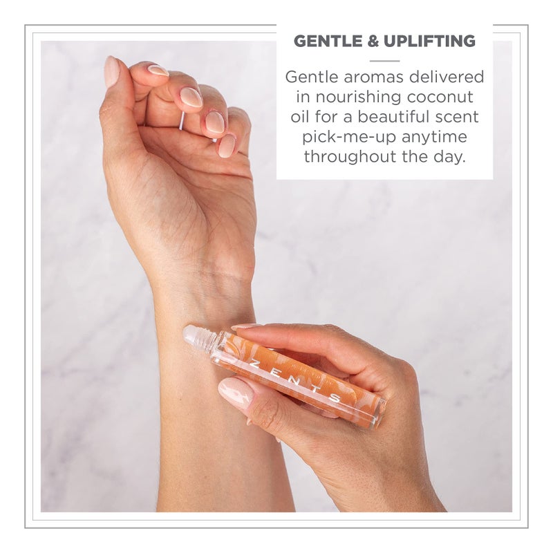 Zents Attar Fragrance Concentrate (Petal Fragrance) | Roll-On Perfume & Aromatherapy | Long-Lasting Scent for Travel | Natural Essential Oils | .33 oz - Image 1